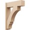 Ekena Millwork 7 1/2-in W x 24-in D x 32-in H Balboa Block Rough Cedar Woodgrain TimberThane Outlooker, Primed Tan OUTUR075X24X32BOA44RCPR - alternate 1